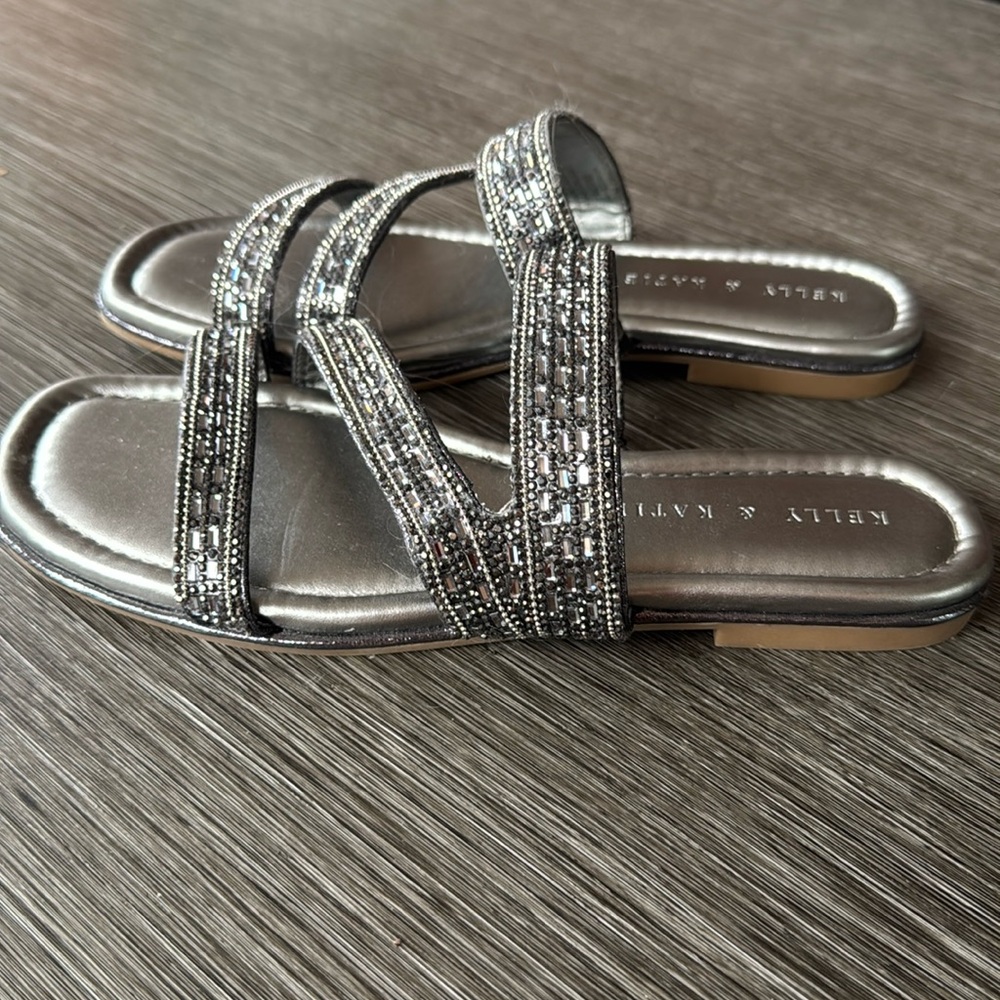 Dressy Sandal Flats, Kelly and Katie size 8